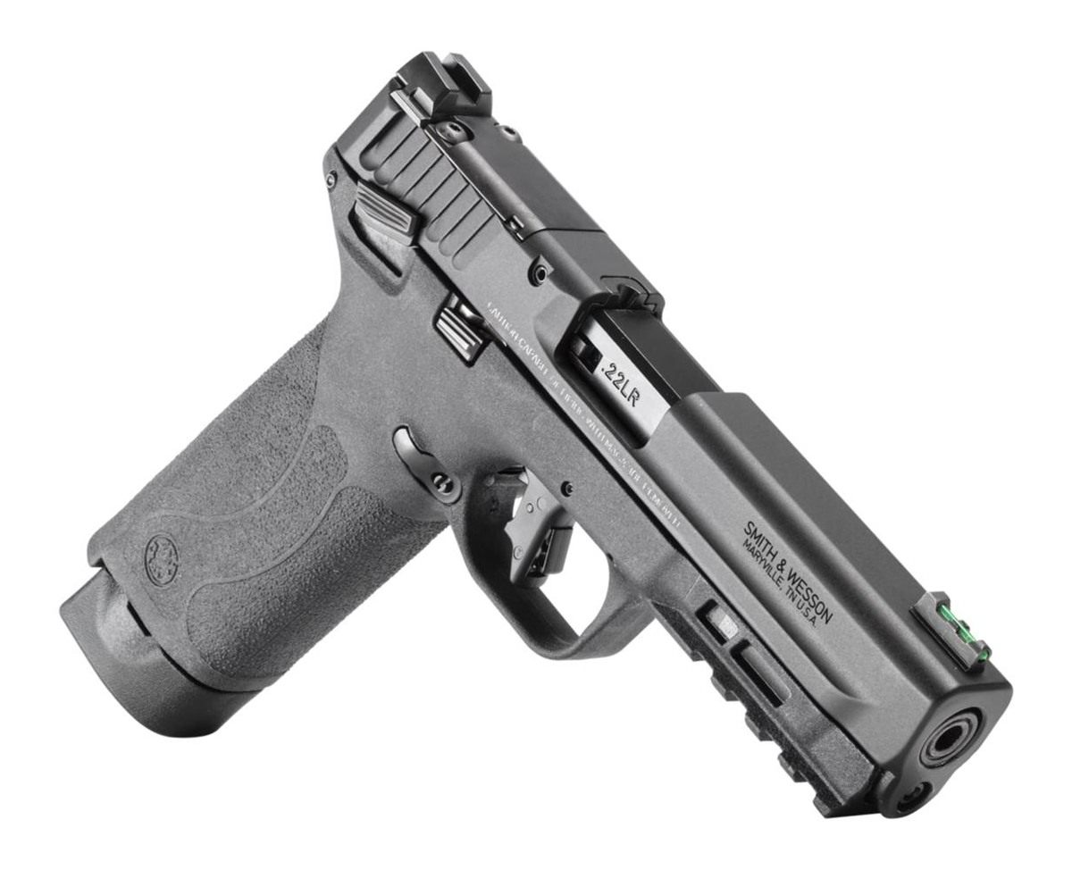 Smith Wesson 14312 M P 22x Full Size 22 LR 20+1 4.10in Black Armornite Thre view 3