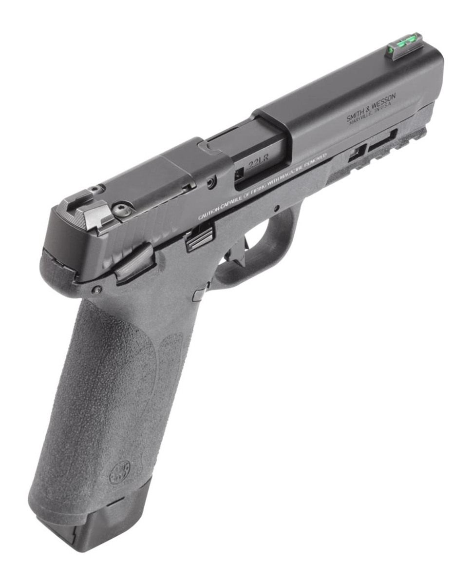 Smith Wesson 14312 M P 22x Full Size 22 LR 20+1 4.10in Black Armornite Thre view 4