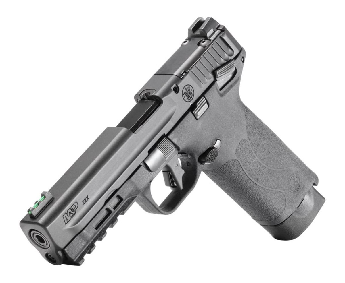 Smith Wesson 14312 M P 22x Full Size 22 LR 20+1 4.10in Black Armornite Thre view 5