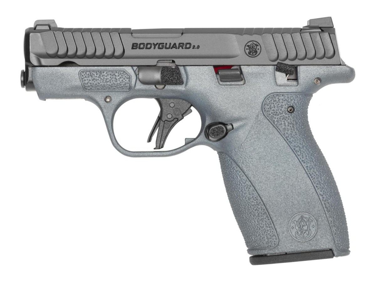 Smith Wesson S W M P Bodyguard 2.0 Blue Titanium Thumb Safety Handgun .380 view 4
