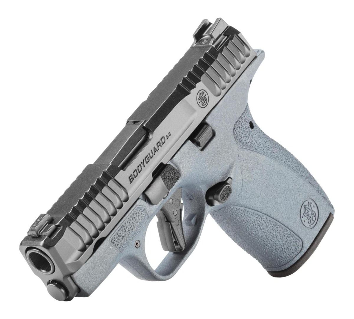 Smith Wesson S W Exclusive Blue Titanium M P Bodyguard 2.0 No Thumb Safety