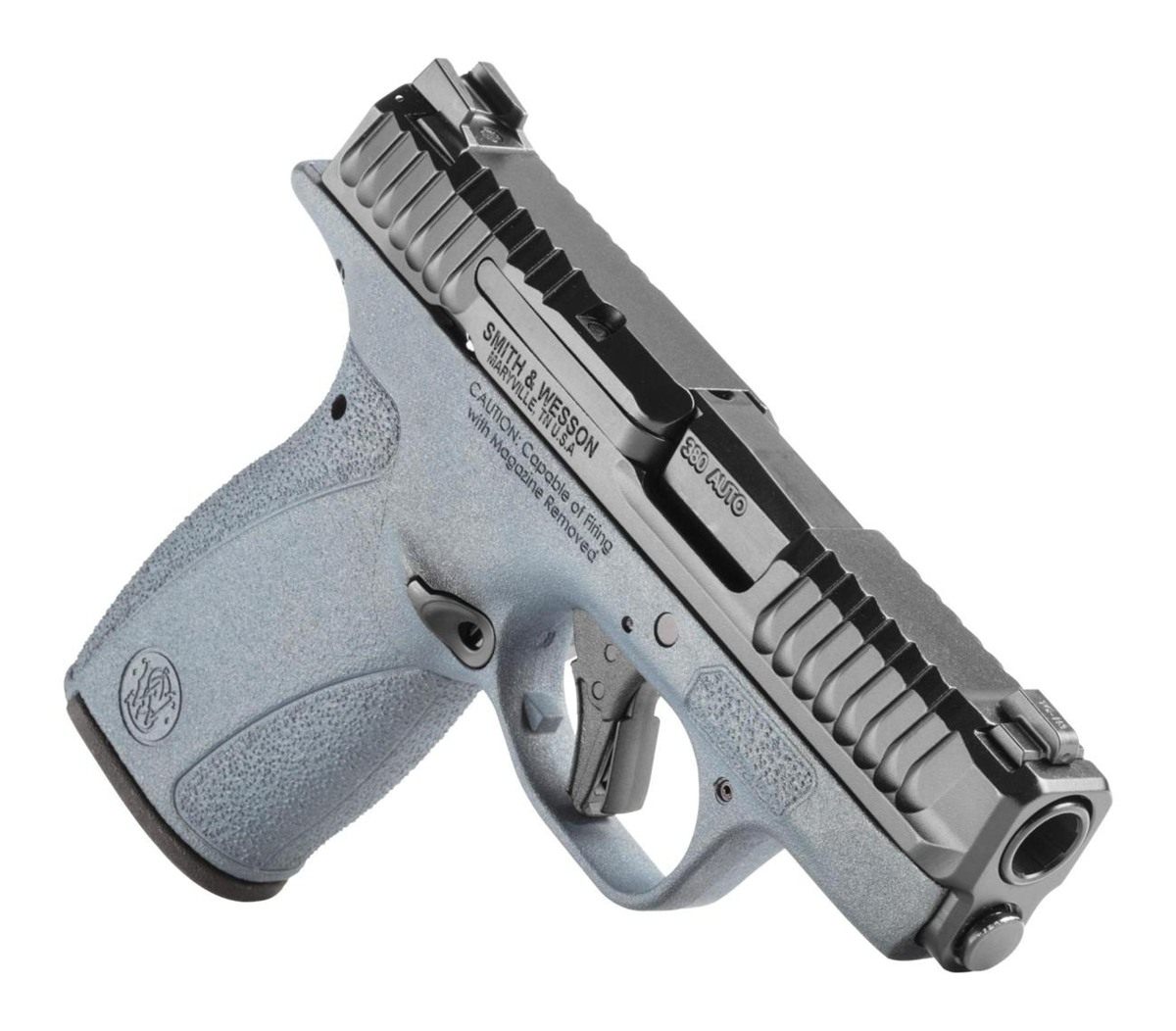 Smith Wesson S W Exclusive Blue Titanium M P Bodyguard 2.0 No Thumb Safety view 2