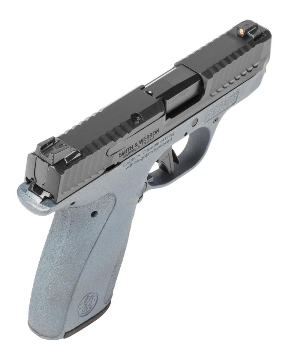 Smith Wesson S W Exclusive Blue Titanium M P Bodyguard 2.0 No Thumb Safety view 3
