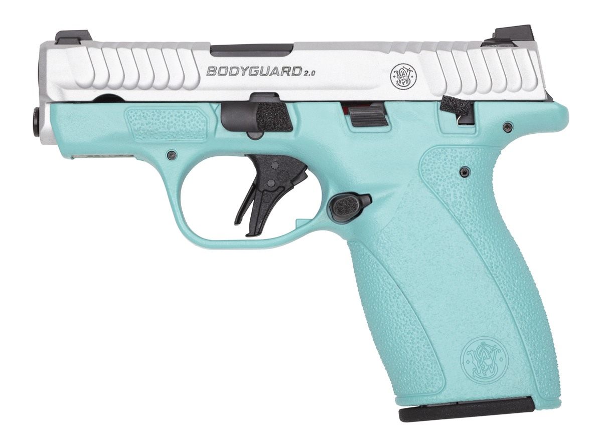 Smith Wesson SW M P Bodyguard 380acp 2.0 Robin Egg Blue Satin