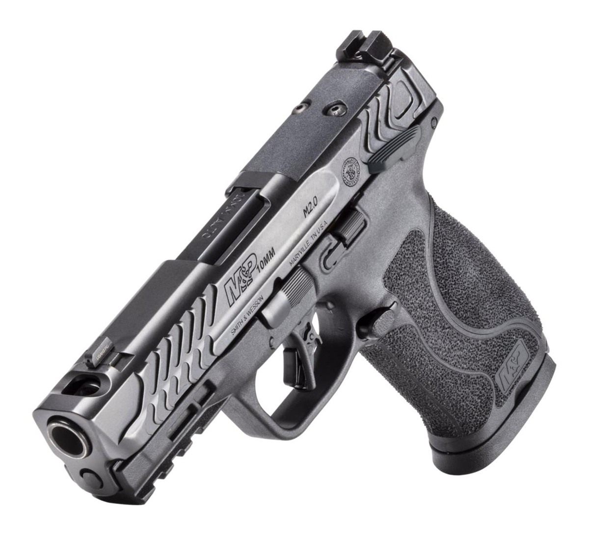 Smith Wesson 14414 M P PC M2.0 10mm Auto 10+1 4in Black Armornite Stainless view 2
