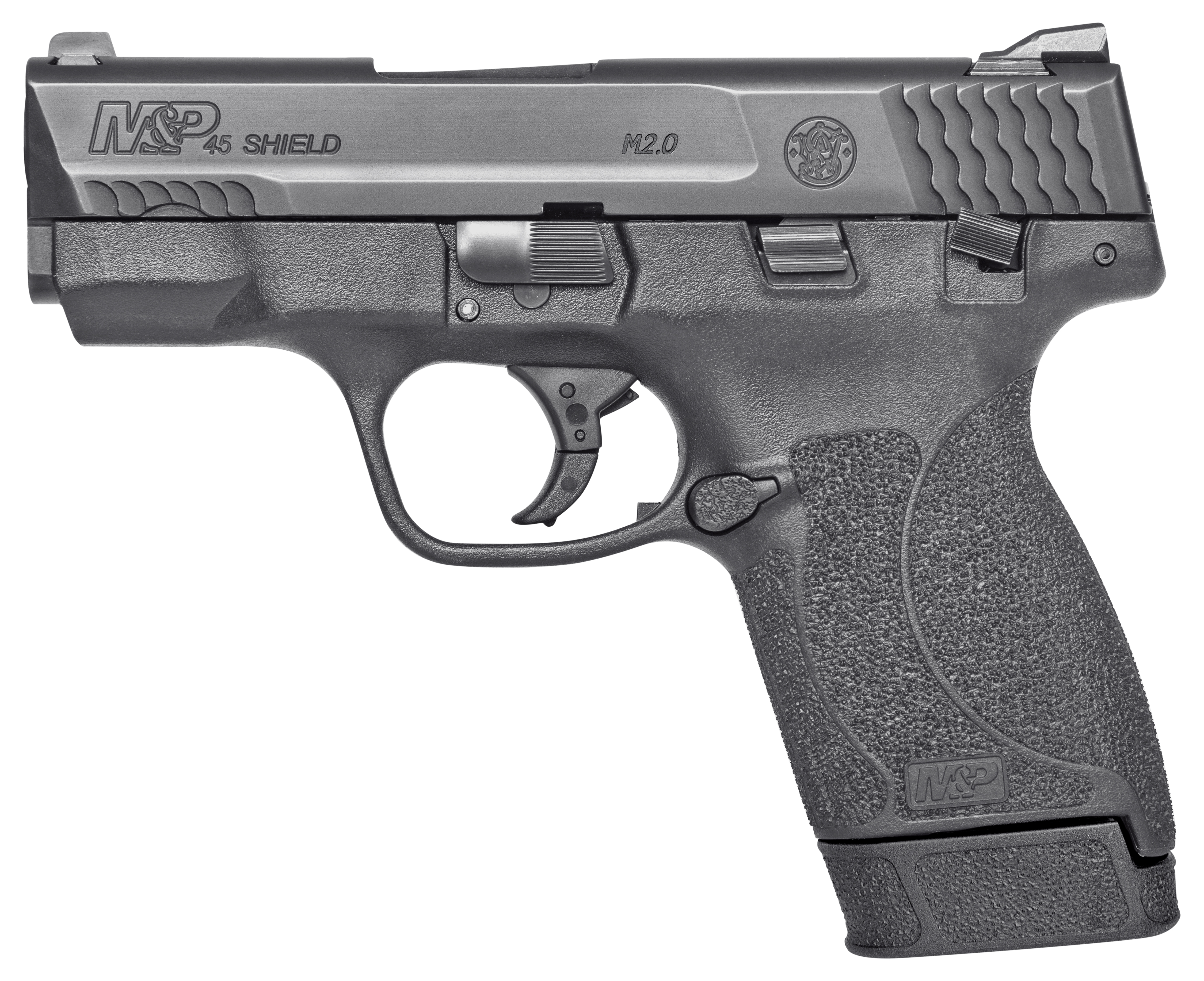 Smith and Wesson 14658 M P M2.0 Shield Compact Slim .45 ACP 7+1 3.30in Blac
