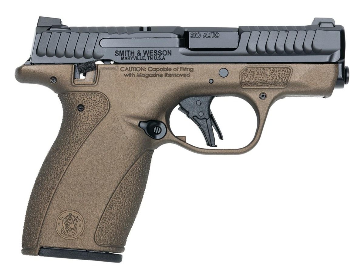 Smith Wesson S W M P Bodyguard 2.0 Midnight Bronze Thumb Safety Handgun .38 view 2