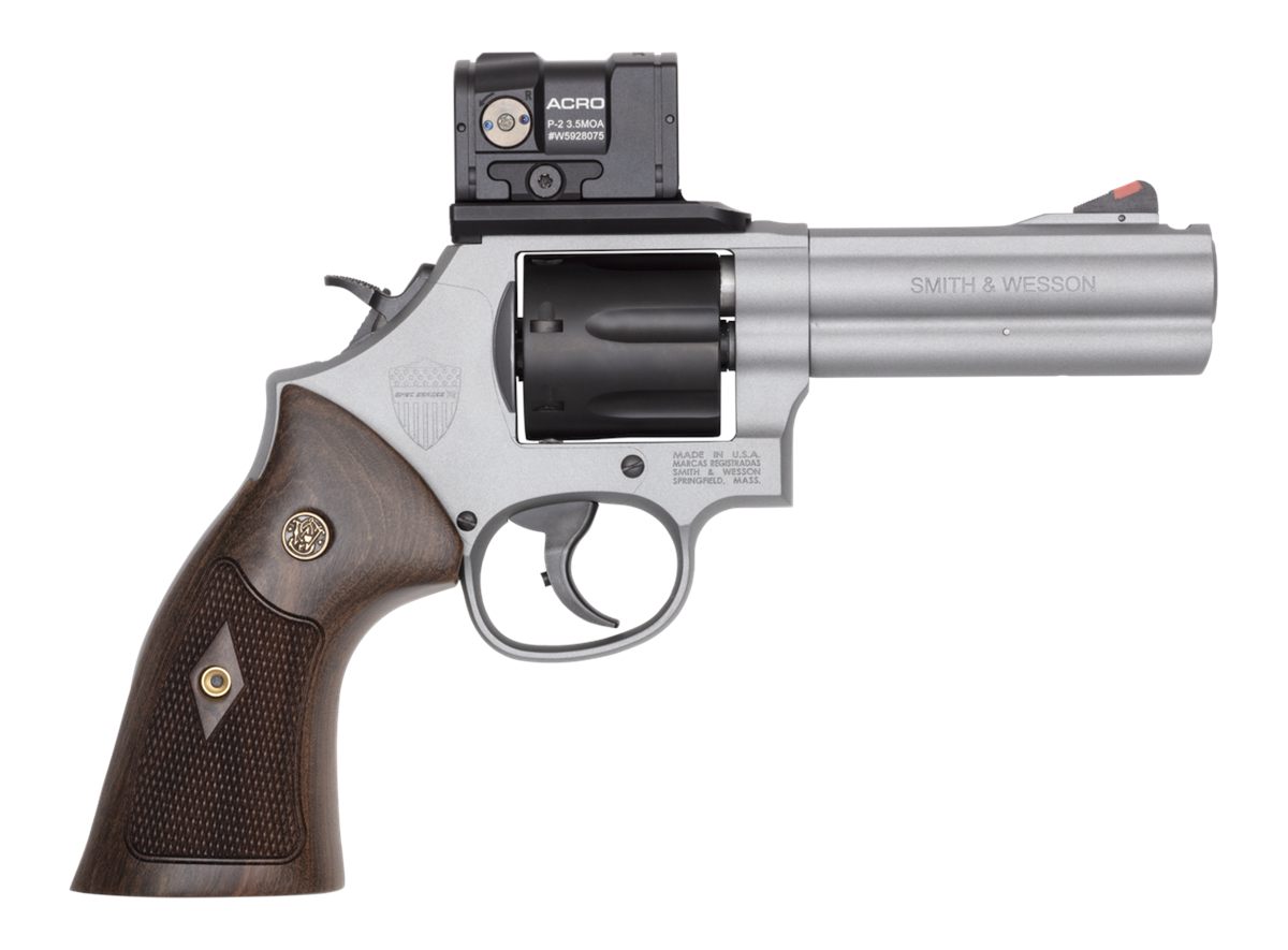 Smith Wesson 14635 Model 686 Spec R Bundle 357 Mag/38 +P 7 Shot, 4.13in Tit view 4