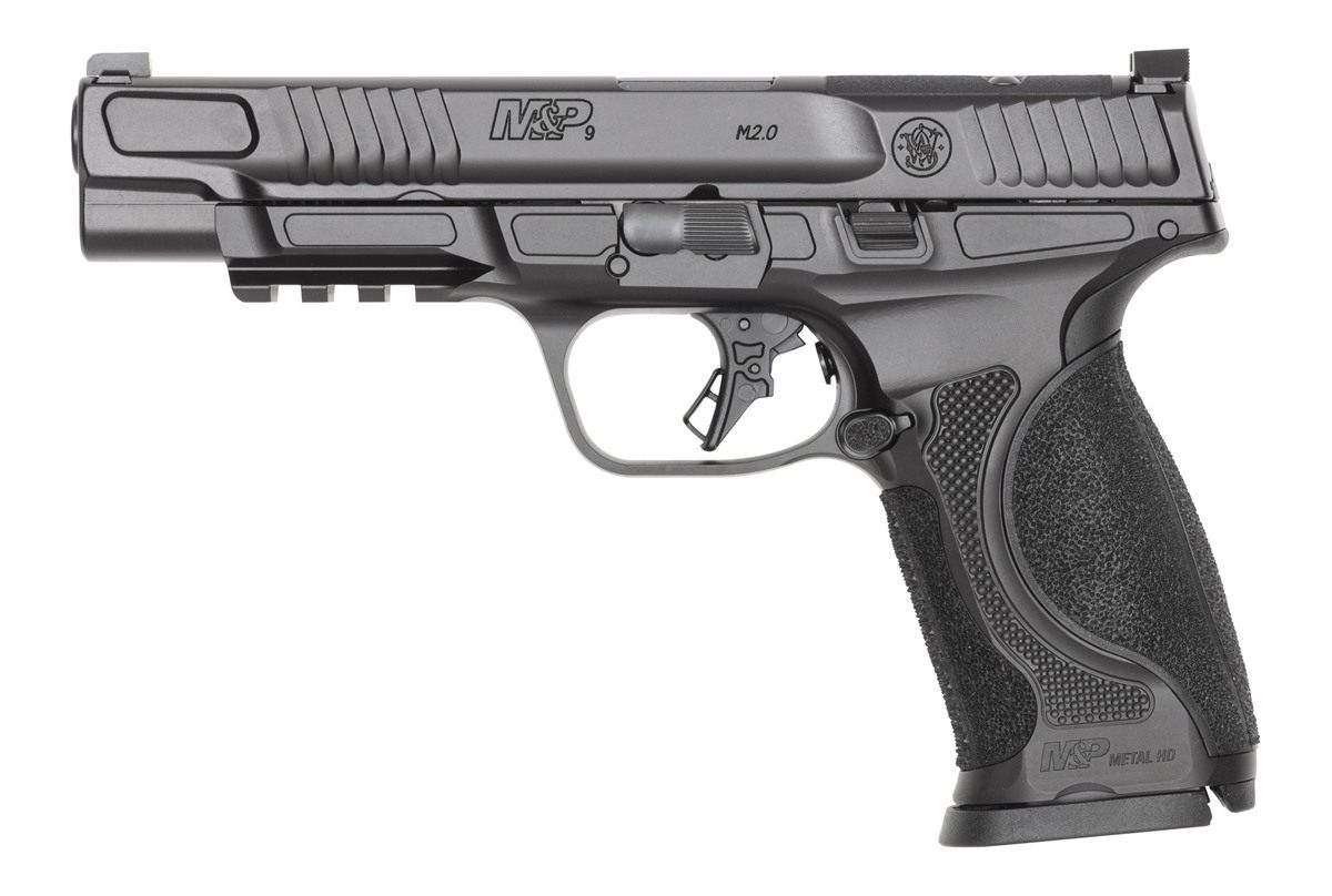 Smith Wesson 14670 M P M2.0 Metal 9mm Luger 17+1 5in Black Armornite Stainl