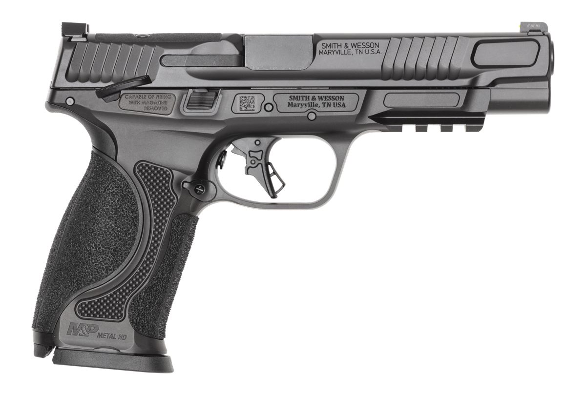 Smith Wesson 14672 M P M2.0 Metal 9mm Luger 17+1 5in Black Armornite Stainl view 2