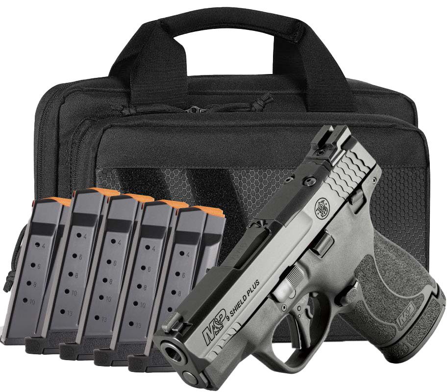 Smith Wesson M P 9 Shield Plus OR TS Carry On Bundle 9mm Luger 10(1) 13(5)r view 2