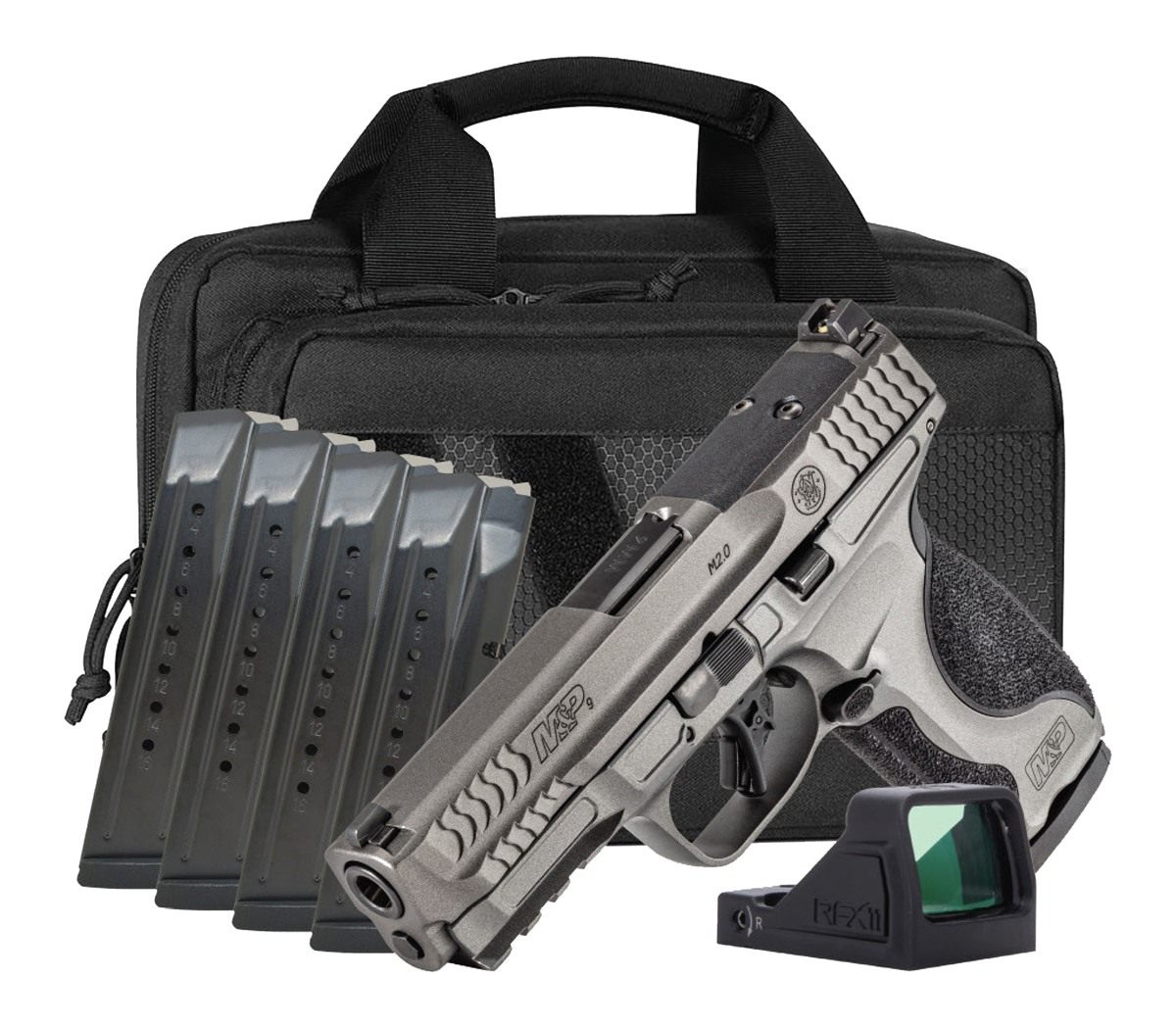 Smith Wesson S W M P9 M2.0 Metal OR NTS Carry On Bundle 9mm Luger 17rd Maga