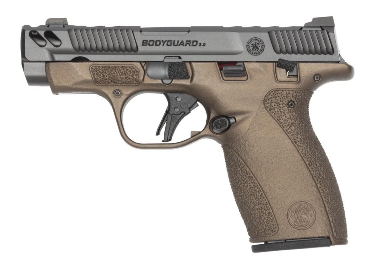 Smith Wesson S W PC Bodyguard 2.0 Midnight Bronze Carry Comp Handgun .380 A view 5