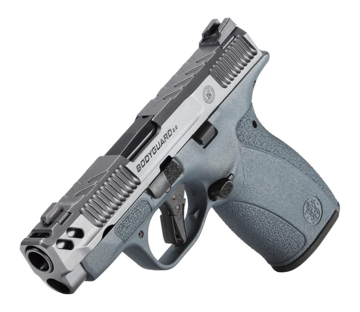 Smith Wesson S W PC Bodyguard 2.0 Blue Titanium Carry Comp Handgun .380 Aut