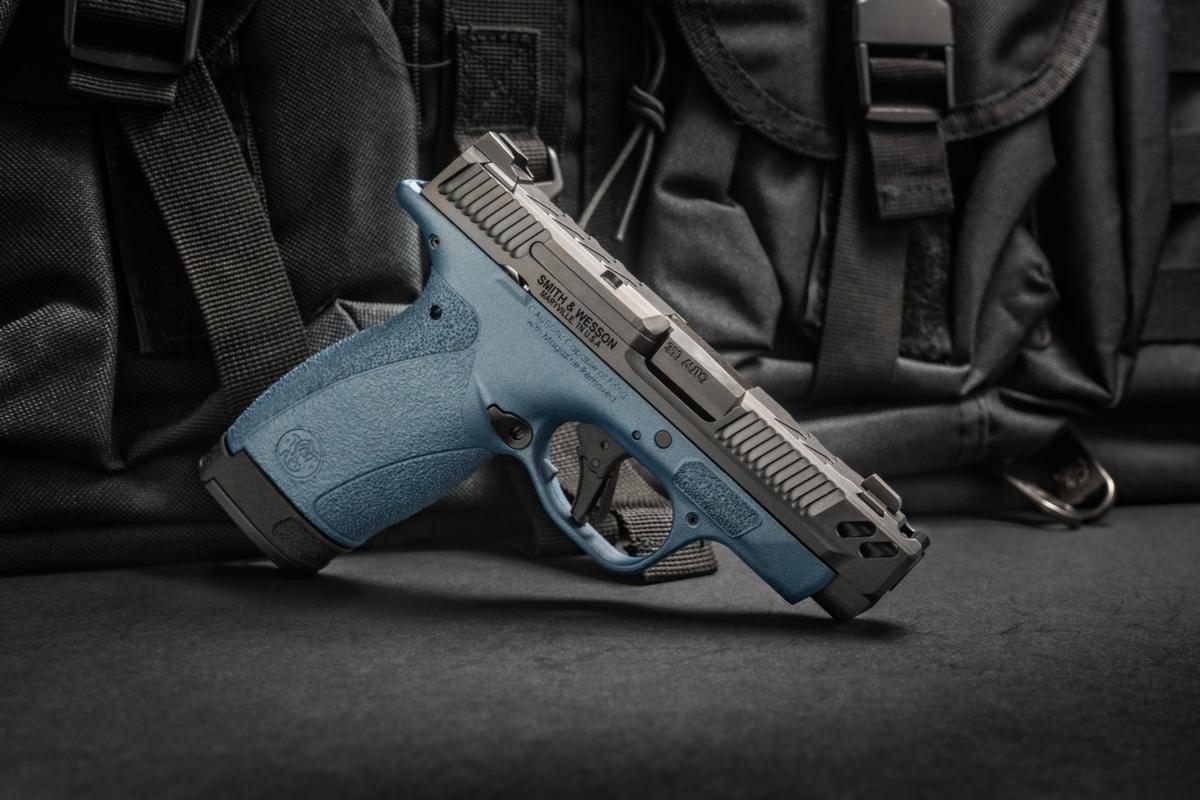 Smith Wesson S W PC Bodyguard 2.0 Blue Titanium Carry Comp Handgun .380 Aut view 7