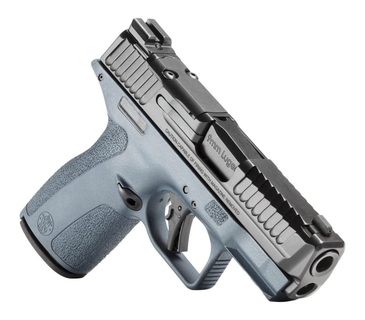 Smith Wesson S W Shield-X Blue Titanium Handgun 9mm Luger 13(1) 15(1)rd Mag