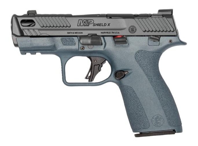 Smith Wesson S W PC Shield-X Carry Comp Blue Titanium Handgun 9mm Luger 13( view 2