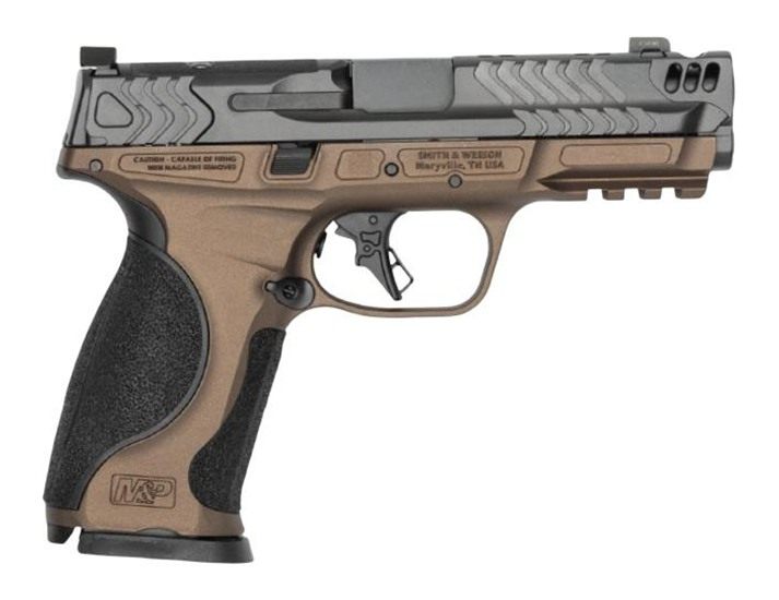 Smith Wesson S W PC M P9 M2.0 Metal Carry Comp Midnight Bronze Grip Handgun