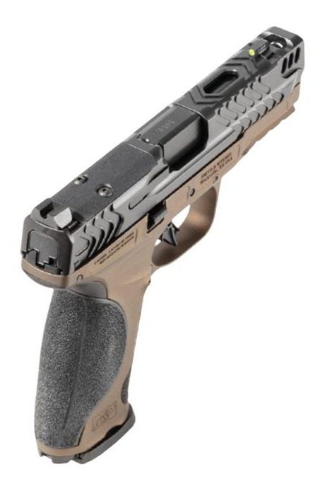 Smith Wesson S W PC M P9 M2.0 Metal Carry Comp Midnight Bronze Grip Handgun view 3