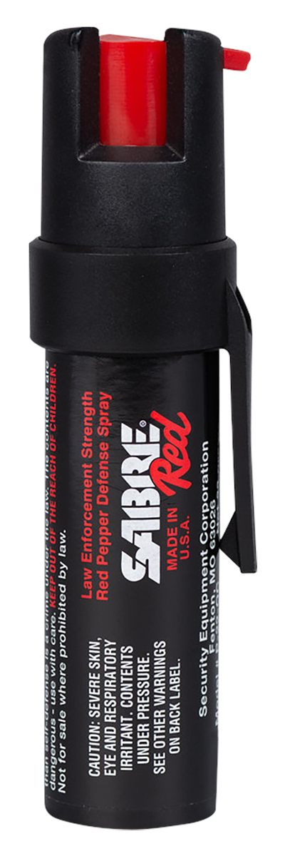 Sabre RED Compact Pepper Spray for Self Defense, Max Police Strength OC wit