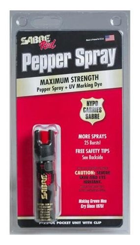 Sabre RED Compact Pepper Spray for Self Defense, Max Police Strength OC wit view 2