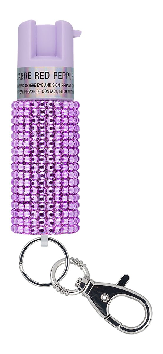 Security Equip Sabre KRJLV02 Pepper Spray 25 Bursts Compact Lavender Canist