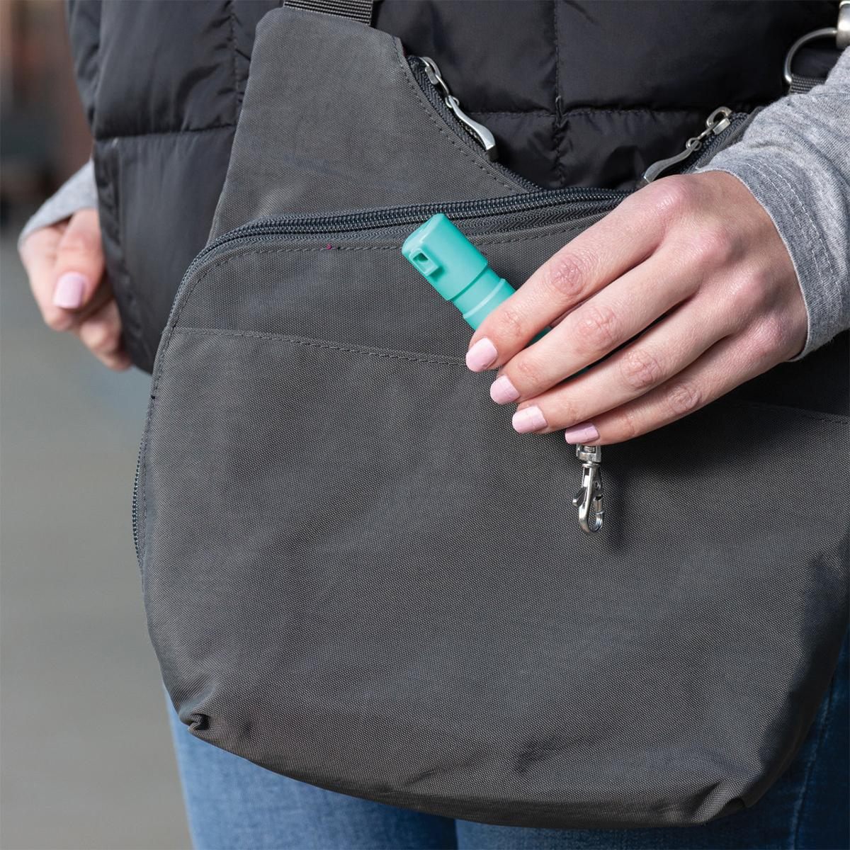 SABRE Red Mighty Discreet Pepper Spray, Green view 2