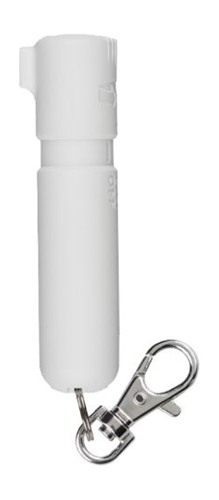 SABRE MIGHTY DISCREET PEPPER SPRAY W/SNAP CLIP WHITE