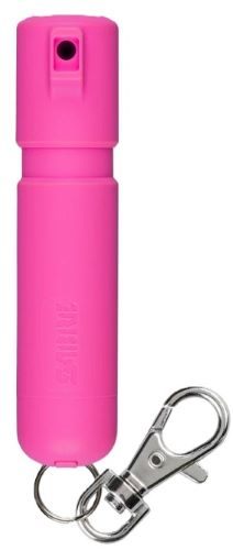 SABRE MIGHTY DISCREET PEPPER SPRAY W/SNAP CLIP HOT PINK