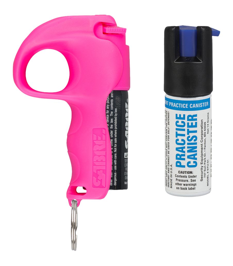 Sabre PBPKOCSTU04 Quick Grip Pepper Spray Range 12ft 0.54oz Pink Canister