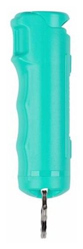 Sabre Pepper Gel with Fast Flip Top Safety and Snap-Clip Keychain Green