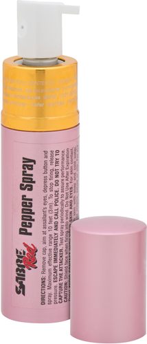 Sabre LS22US Pink Lipstick Pepper Spray OC 10 Burst Range ft .78 oz view 4