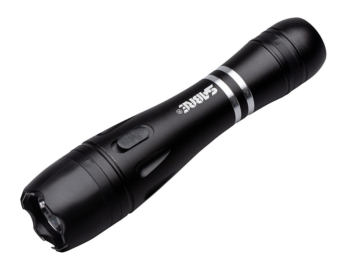 Sabre 2-in-1 Tactical Stun Gun with LED Flashlight, Self Defense 2.517 C Ch