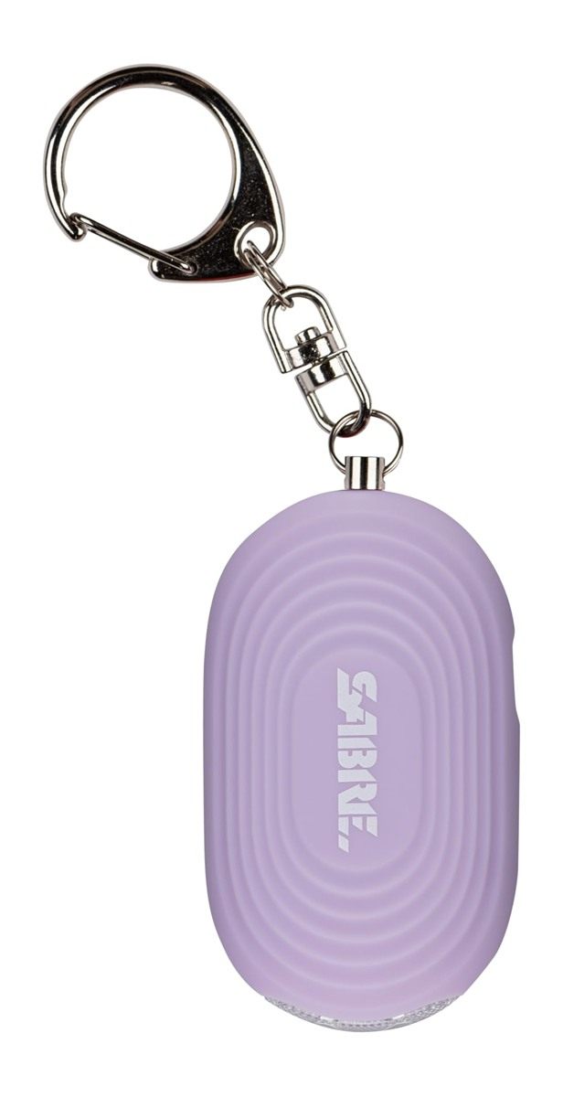 Sabre 2-in-1 Personal Alarm with LED Light, 130dB Safety Siren, Snap Hook f