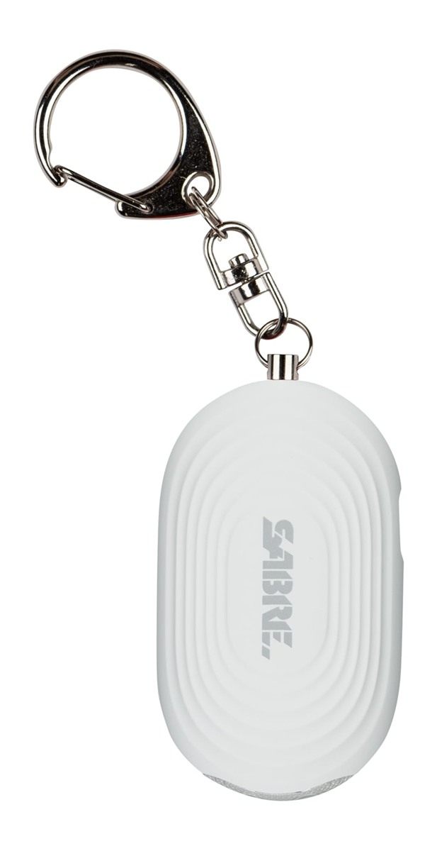 Sabre 2-in-1 Personal Alarm with LED Light, 130dB Safety Siren, Snap Hook f