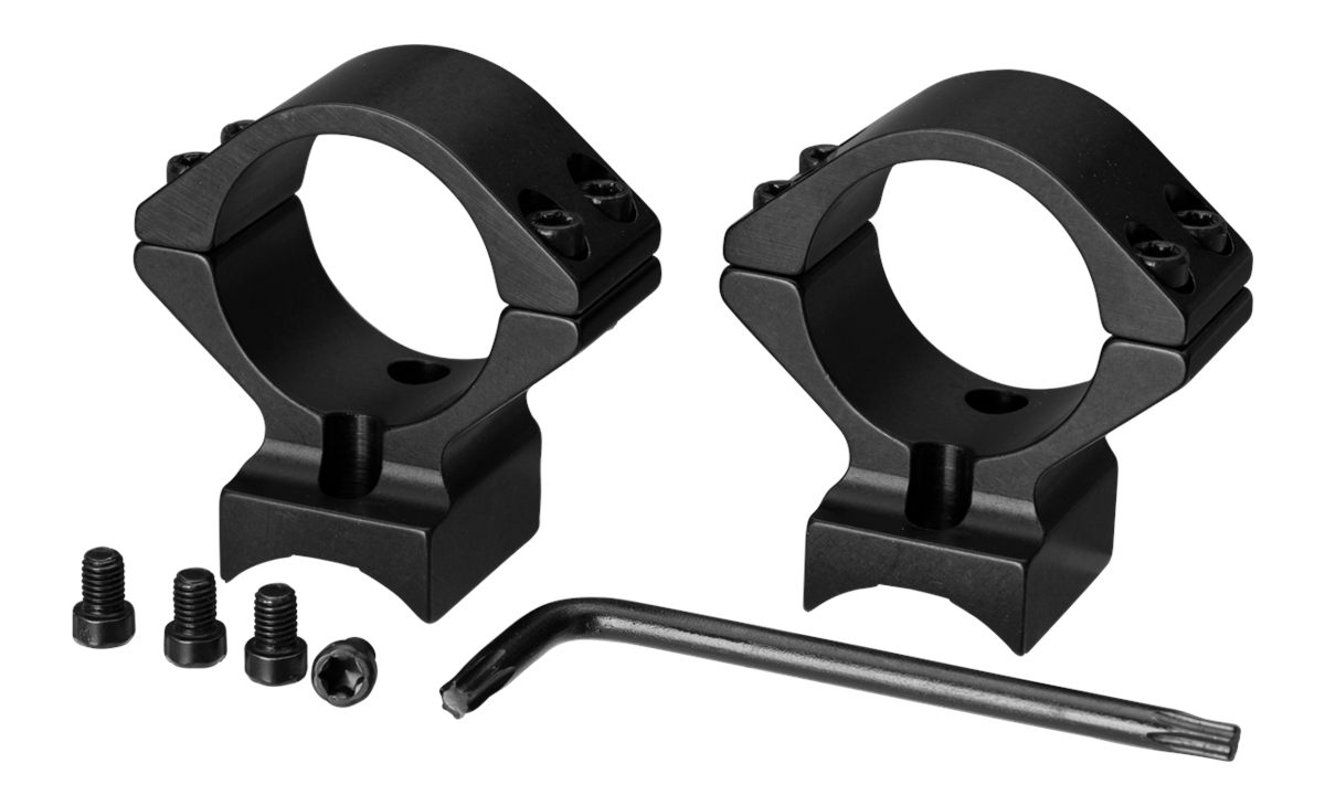 Browning 12338 T-Bolt Integrated Scope Mount/Ring Combo Matte Black 1in Low
