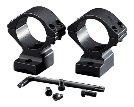 Browning 12338 T-Bolt Integrated Scope Mount/Ring Combo Matte Black 1in Low view 2