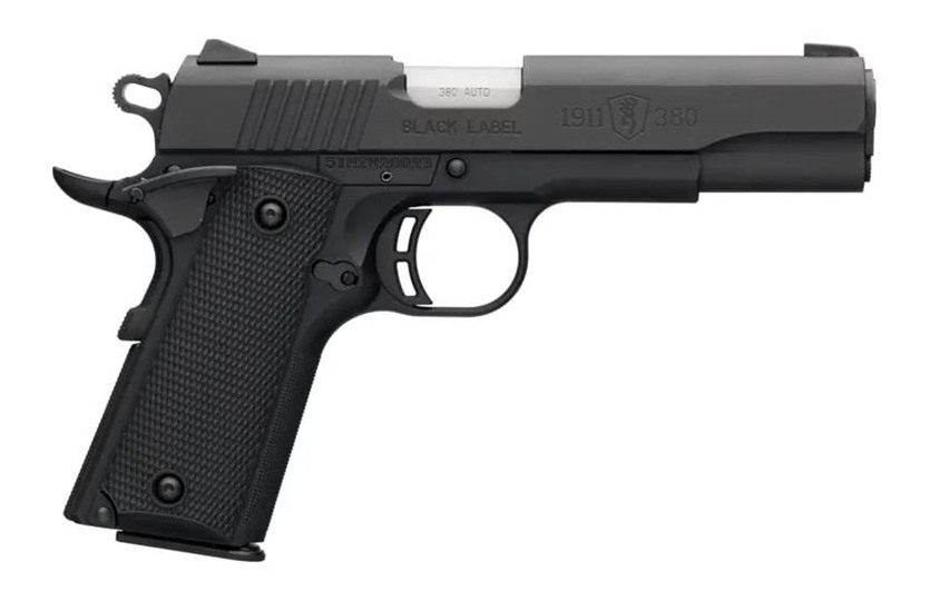 Browning 051904492 1911 Black Label Full Size 380 ACP 8+1 4.25in Matte Stai view 3
