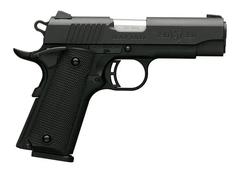 Browning 051905492 1911 Black Label 380 ACP 8+1 3.63in Stainless Target Cro view 3