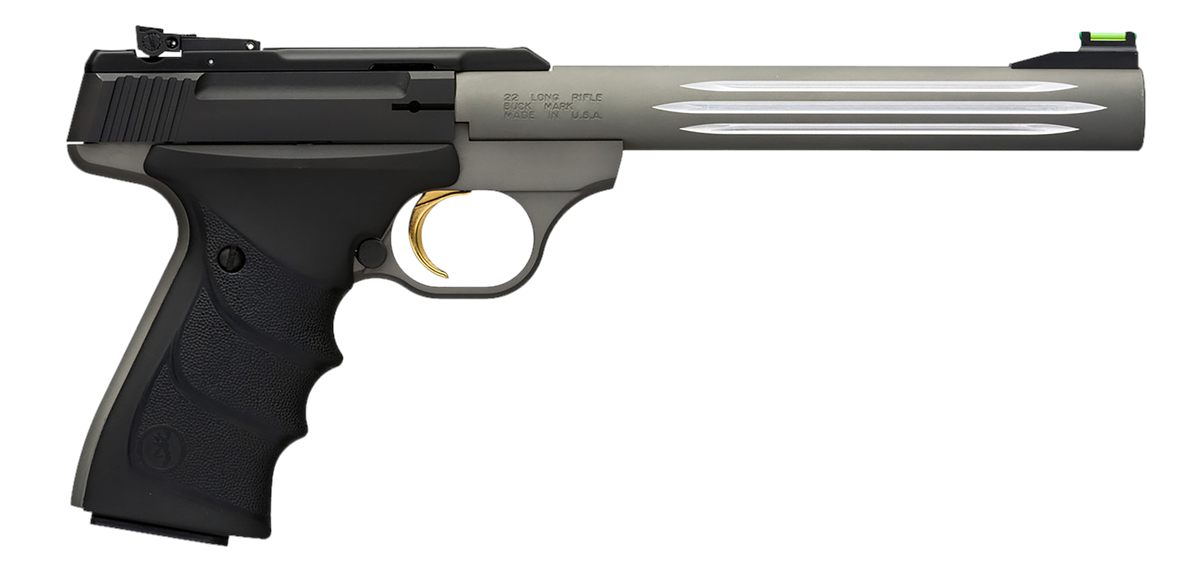 Browning 051462490 Buck Mark Lite CA Compliant 22 LR 10+1 7.25in Matte Gray