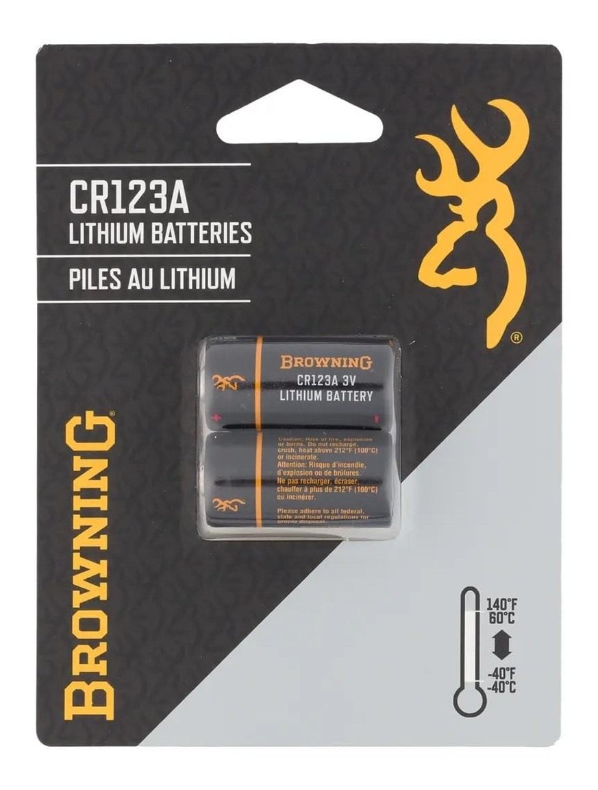 Browning CR123A Lithium Batteries 2 Pack view 2