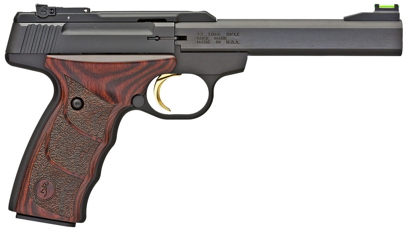 Browning 051429490 Buck Mark Plus CA Compliant 22 LR 10+1 5.50in Slab Side
