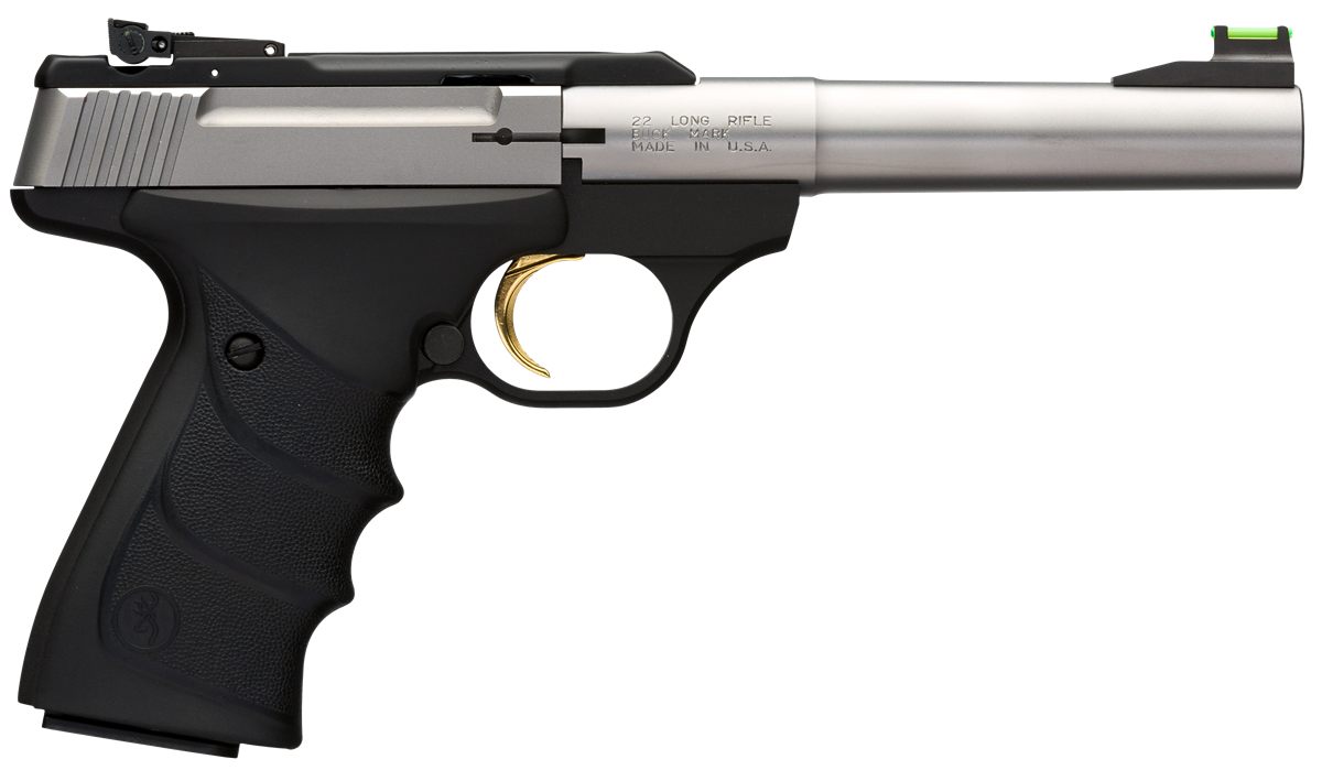 Browning 051442490 Buck Mark Camper Compliant 22 LR 10+1 5.50in Taper Bull