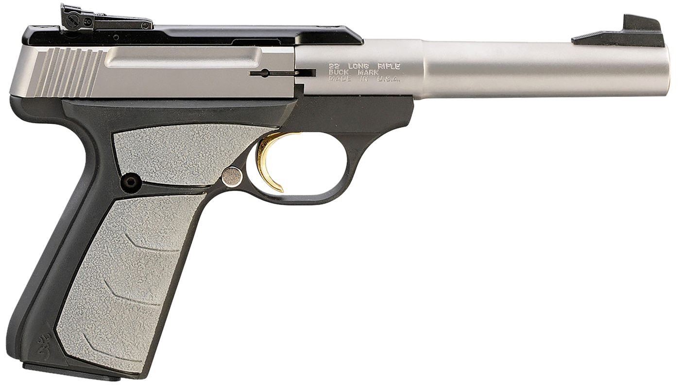 Browning 051483490 Buck Mark Camper Compliant 22 LR 10+1 5.50in Tapered Bul