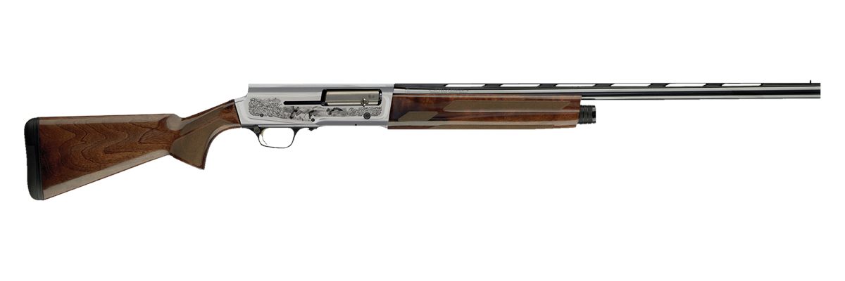Browning 0118203005 A5 Ultimate 12 Gauge 26in Barrel 3in 4+1, Blued Engrave