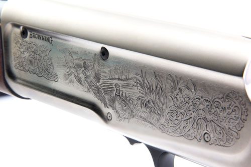 Browning 0118203005 A5 Ultimate 12 Gauge 26in Barrel 3in 4+1, Blued Engrave view 2