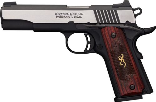 Browning 051914492 1911 Black Label Medallion Pro 380 ACP 8+1 4.25in Target view 2