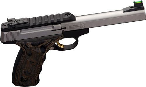 Browning 051531490 Buck Mark Plus 22 LR 10+1 5.50in Slab Side Barrel, Stain view 2