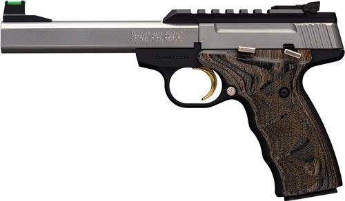 Browning 051531490 Buck Mark Plus 22 LR 10+1 5.50in Slab Side Barrel, Stain view 3