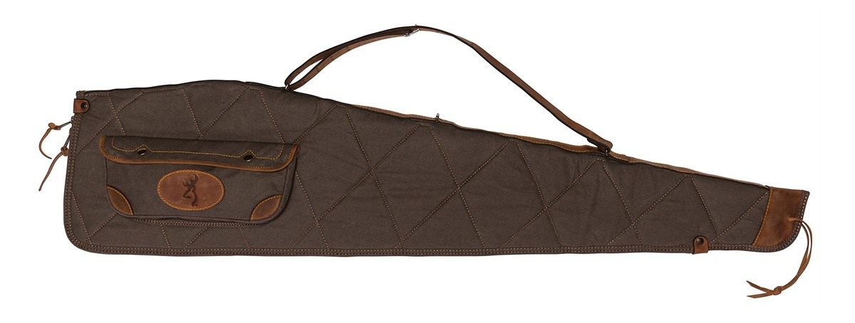Browning Lona Canvas Leather 48 in Scoped Rilfe Case